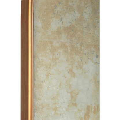 Pastelle Mirror by John-Richard in cream, gold, gray, white and aztec gold, pastelle eglomise. Made from acacia, mdf, glass, french cleat in a transitional style.