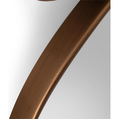 Quadrant Mirror by John-Richard in gold. Made from unique in a modern style.
