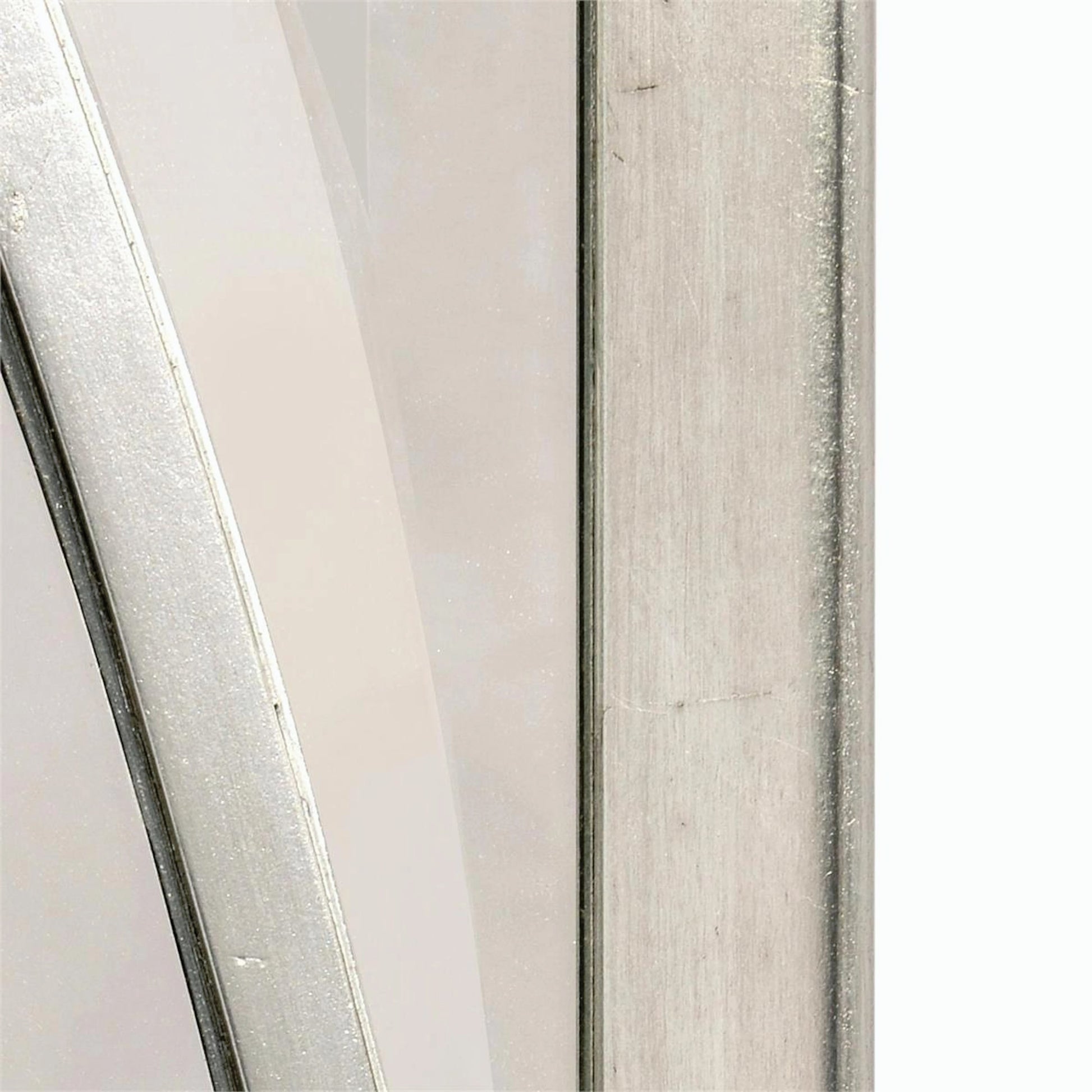 Symmetry Mirror by John-Richard in pewter, silver. Made from unique in a transitional style.