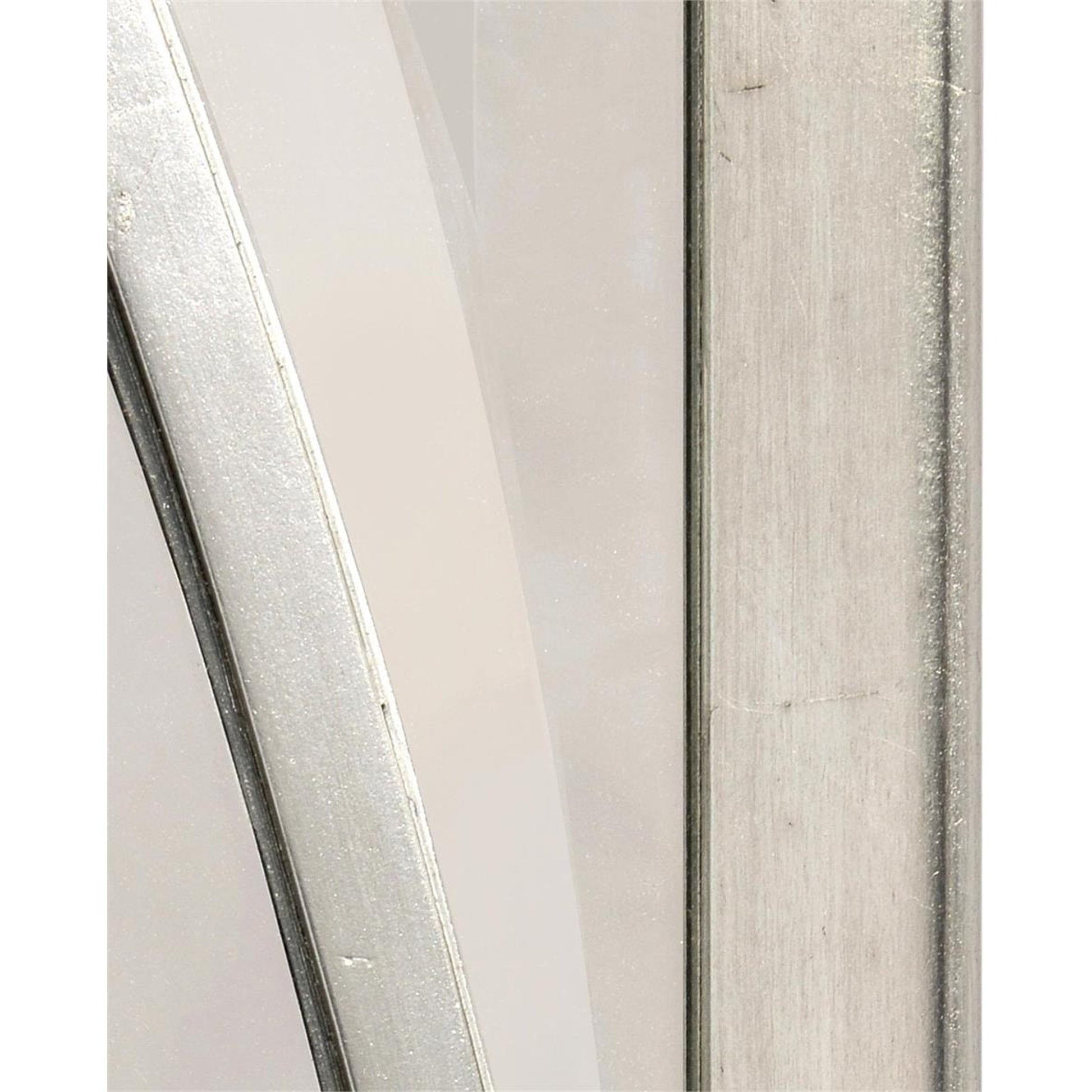 Symmetry Mirror by John-Richard in pewter, silver. Made from unique in a transitional style.