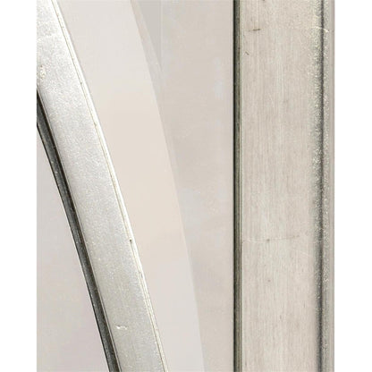 Symmetry Mirror by John-Richard in pewter, silver. Made from unique in a transitional style.
