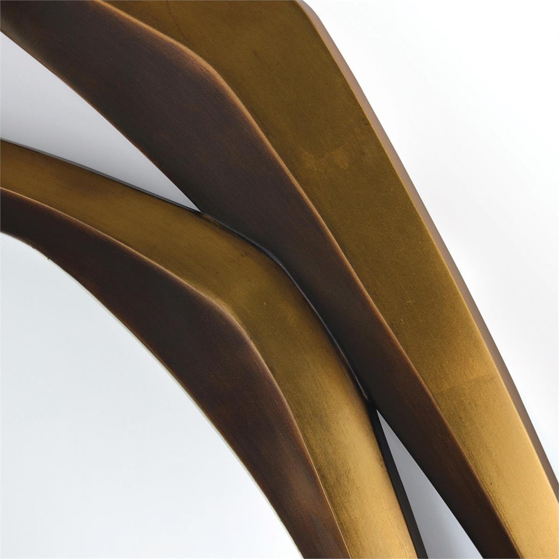 Havant Mirror by John-Richard in bronze, gold and dark bronze, gold. Made from mdf, beech solid in a modern style.