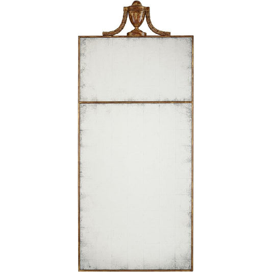 Classic Reflections Mirror by John-Richard in aged gold. Made from unique in a traditional style.