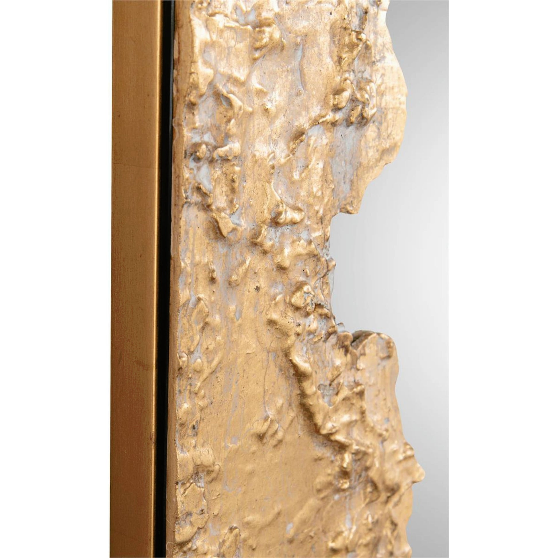 Wakame Mirror by John-Richard. Made from unique in a transitional style.