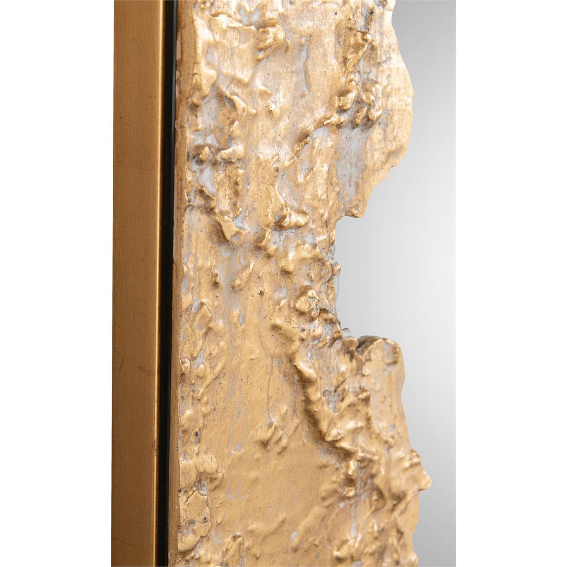 Wakame Mirror by John-Richard. Made from unique in a transitional style.