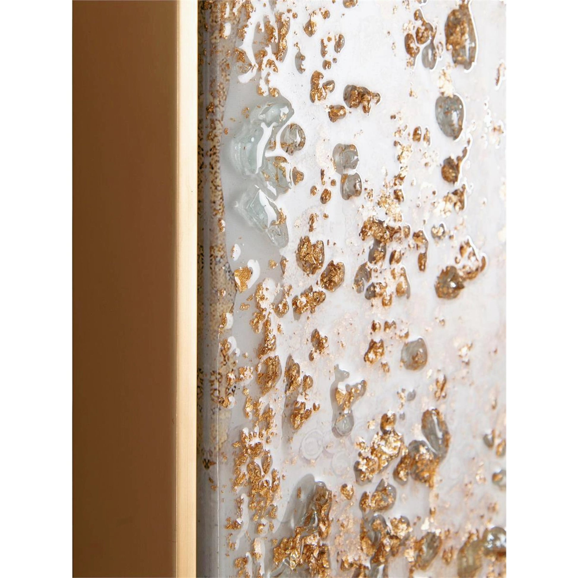Mary Hong's Aureate Mirror by John-Richard in gold. Made from unique in a modern style.