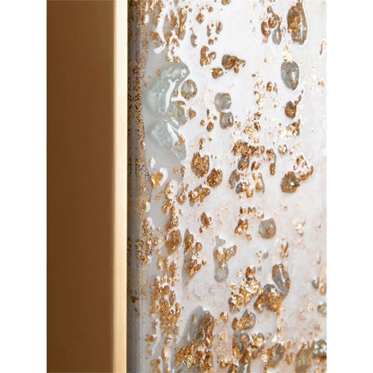Mary Hong's Aureate Mirror by John-Richard in gold. Made from unique in a modern style.