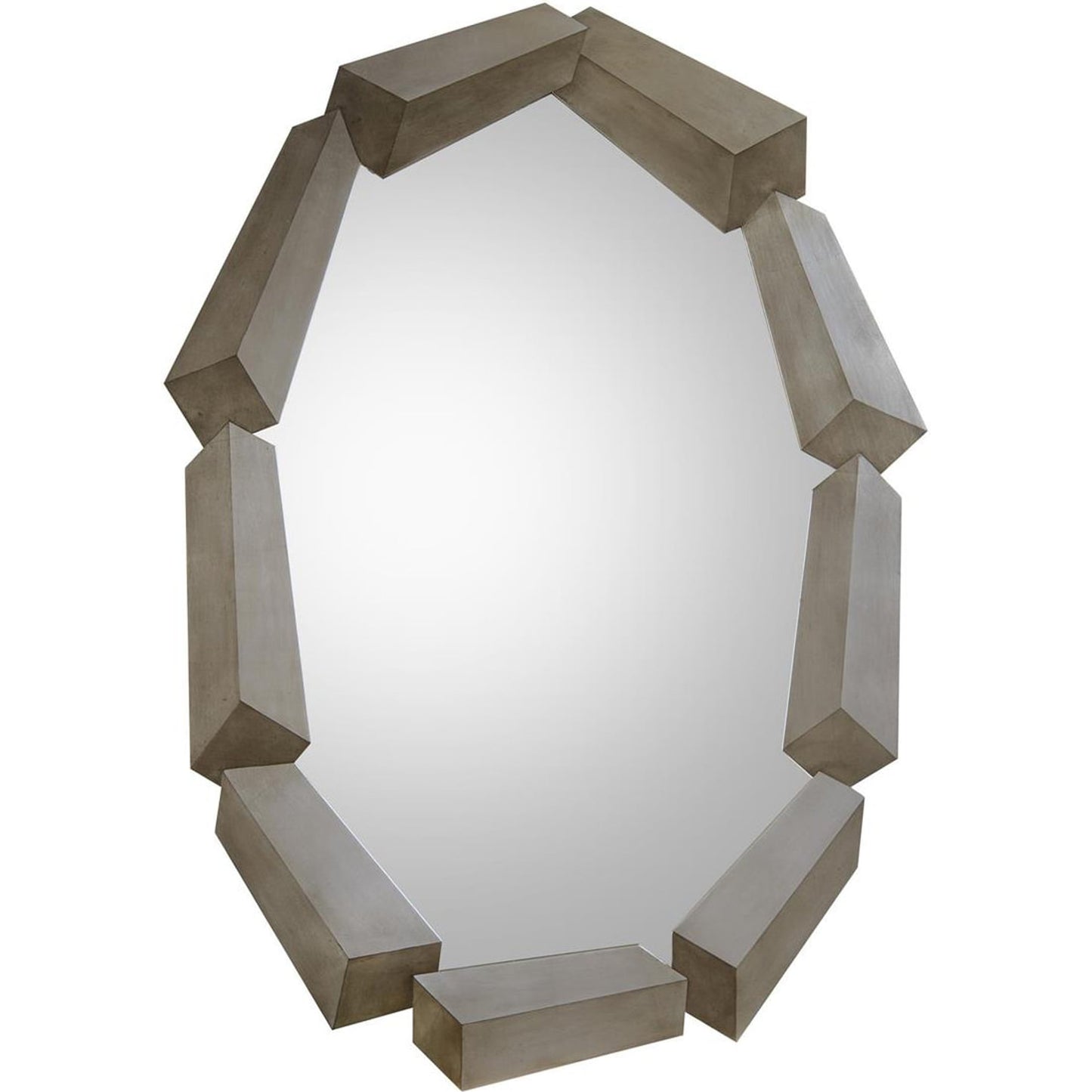000 SI-1904436 | Primary Silo | Trompe L'Oeil Mirror by John-Richard in silver and silver. Made from unique in a modern style.