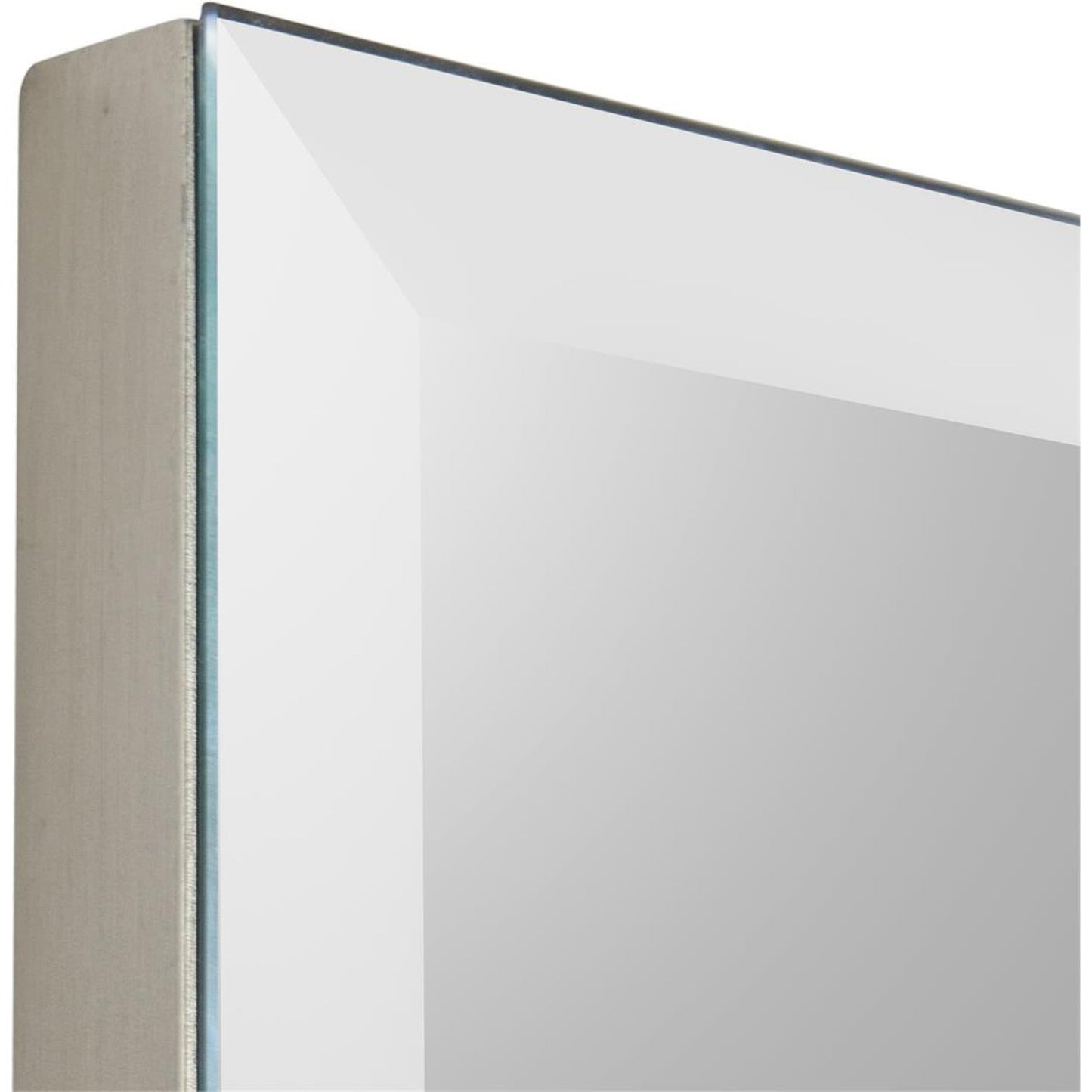 002 SI-1904442 | Closeup | Nickolas Mirror by John-Richard in silver. Made from unique in a modern style.