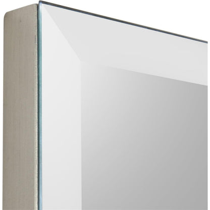 Nickolas Mirror by John-Richard in silver. Made from unique in a modern style.