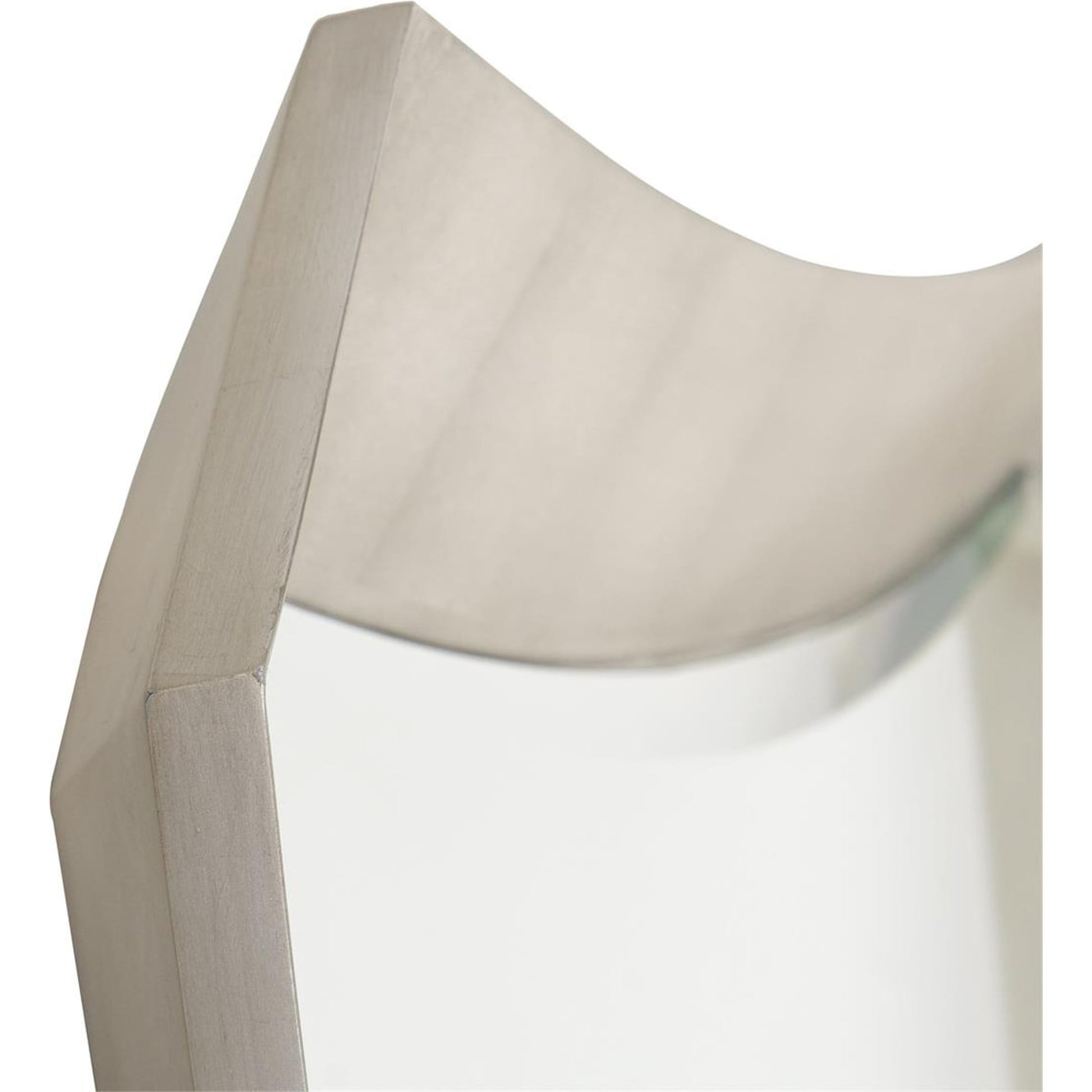 Cosima Mirror by John-Richard in silver leaf. Made from unique in a modern style.