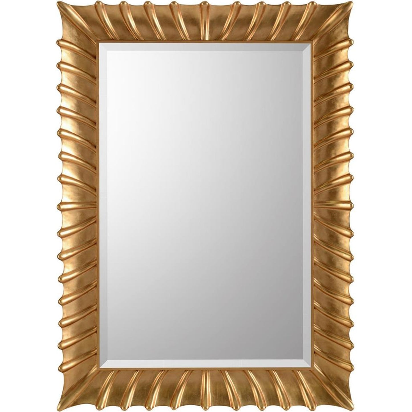 000 SI-1904375 | Primary Silo | Lucia Mirror by John-Richard in gold leaf. Made from unique in a transitional style.