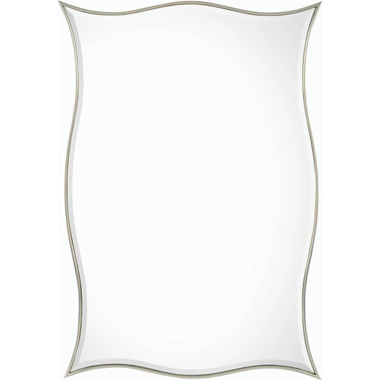 Silver Nami Mirror by John-Richard. Made from unique in a modern style.