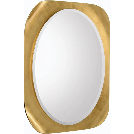 Gold Forma Mirror by John-Richard. Made from unique in a modern style.