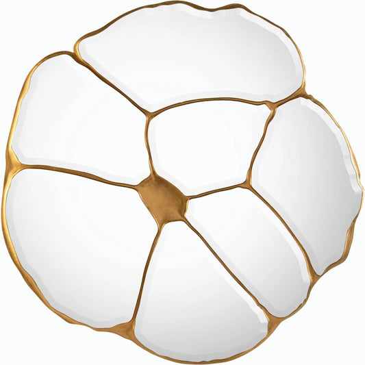Gilded Shards Mirror by John-Richard. Made from unique in a modern style.