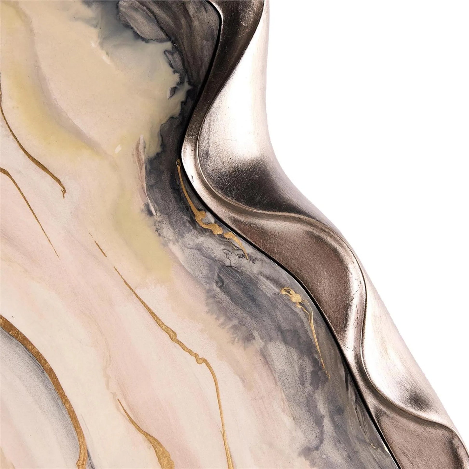 Dirillo Grey Agate Mirror by John-Richard. Made from unique in a modern style.