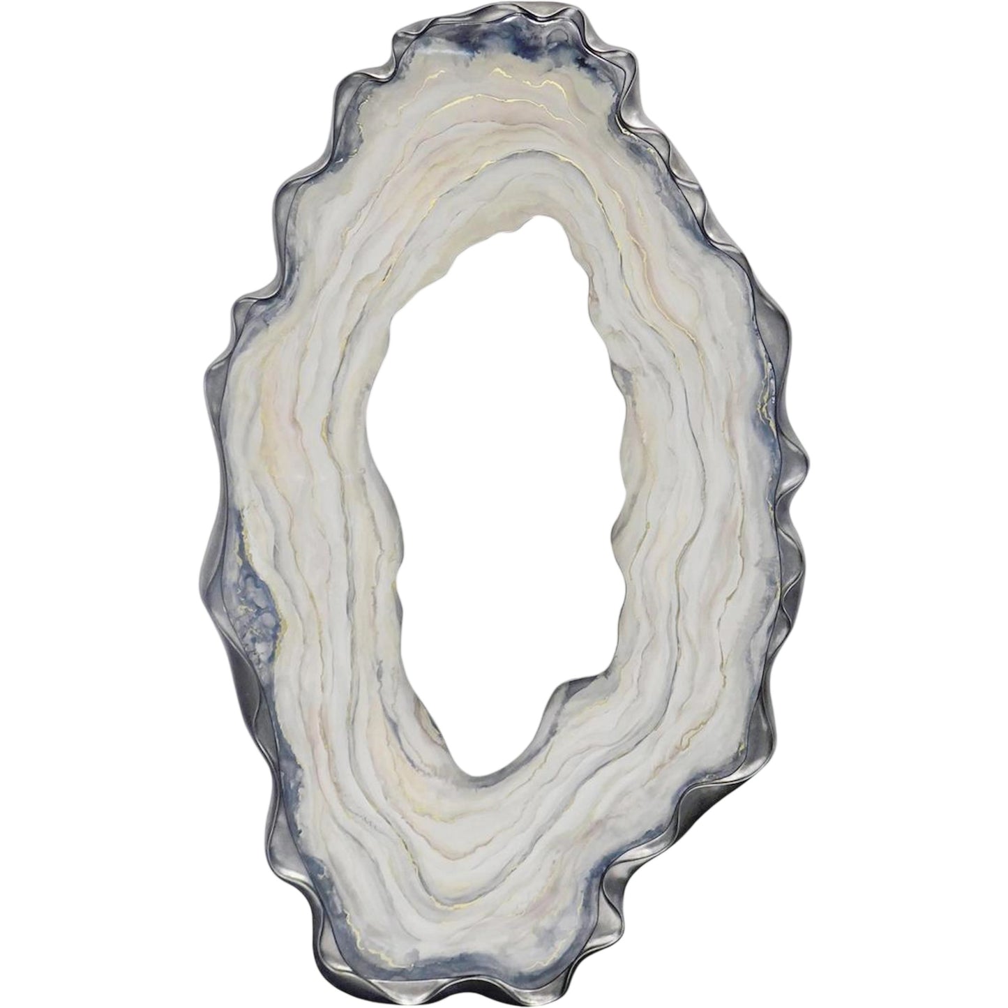 001 SI-2170423 | Primary Silo | Dirillo Grey Agate Mirror by John-Richard. Made from unique in a modern style.