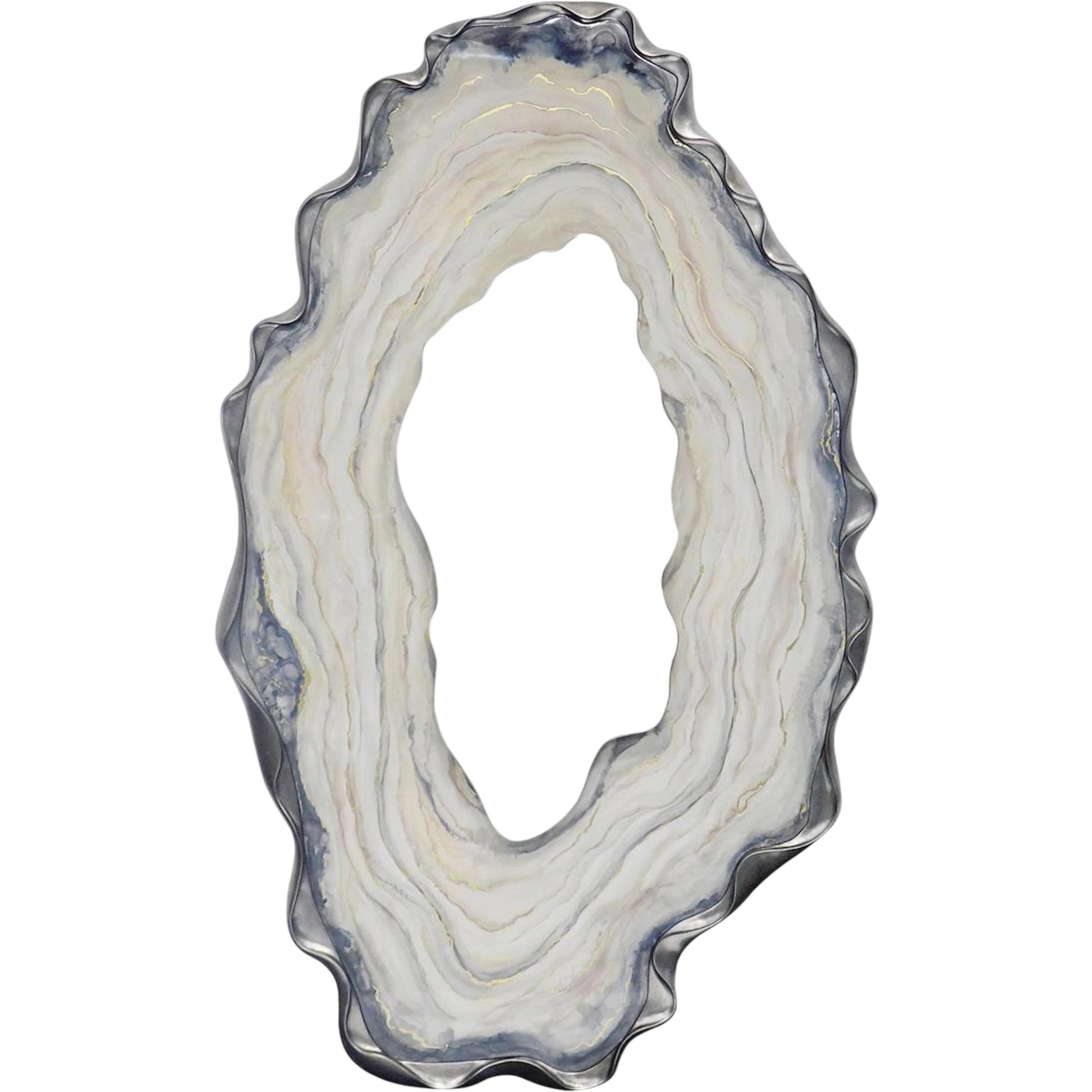 Dirillo Grey Agate Mirror by John-Richard. Made from unique in a modern style.