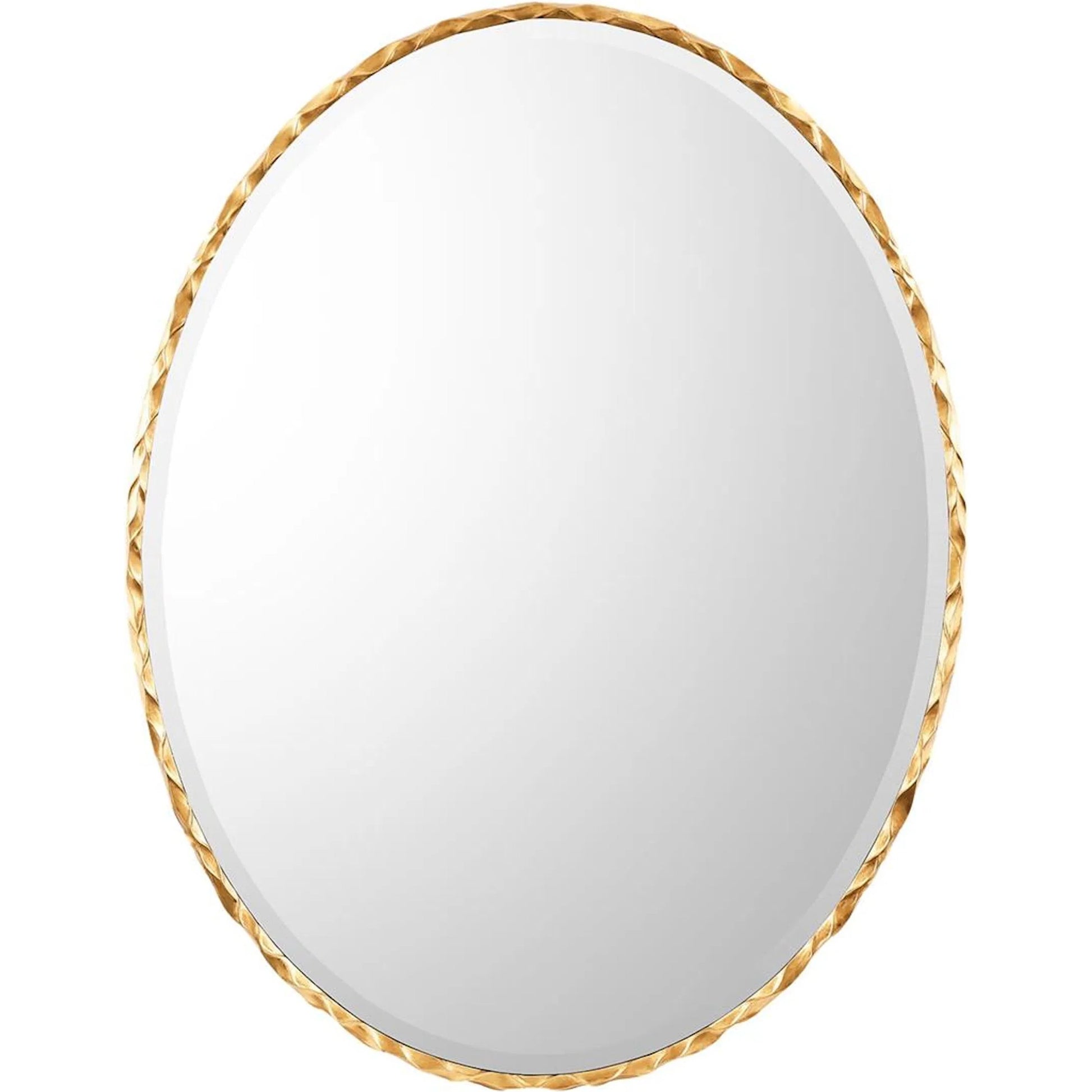 Gilded Loop Mirror by John-Richard in gold coast. Made from unique in a transitional style.