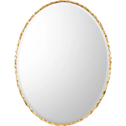Gilded Loop Mirror by John-Richard in gold coast. Made from unique in a transitional style.