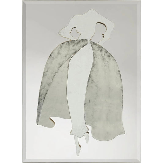 Belle Mirror by John-Richard in gray, black. Made from glass in a unique style.