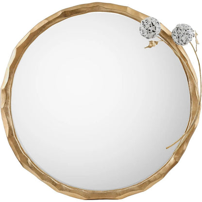 Hydrangea Mirror by John-Richard. Made from unique in a transitional style.