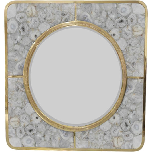 Sonora Mirror by John-Richard in polished brass. Made from unique in a unique style.