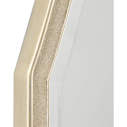 Jolie Mirror by John-Richard in antique beluga, champagne. Made from unique in a modern style.