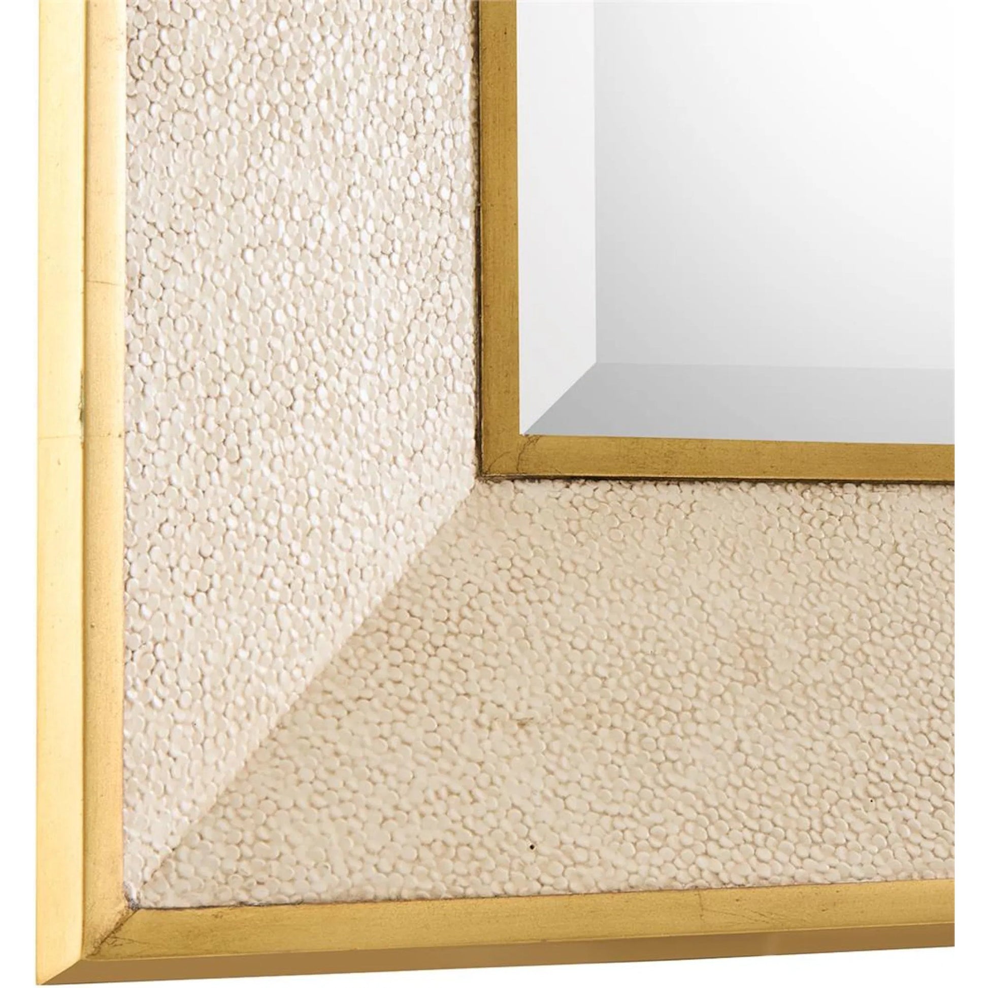 Nobilis Mirror by John-Richard in portici white, gold coast. Made from unique in a transitional style.
