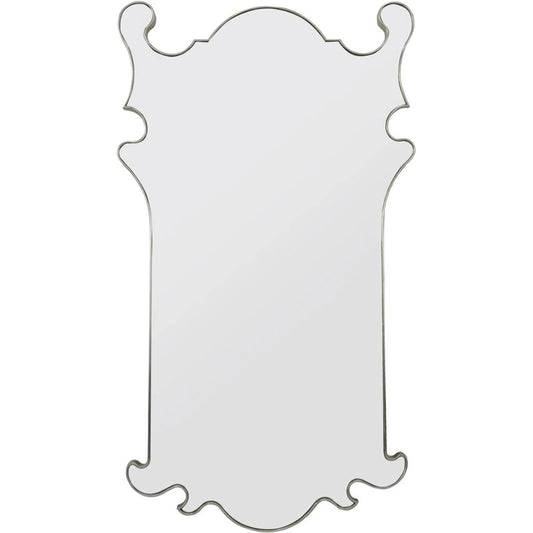 Royale Mirror by John-Richard in silver champagne. Made from unique in a unique style.