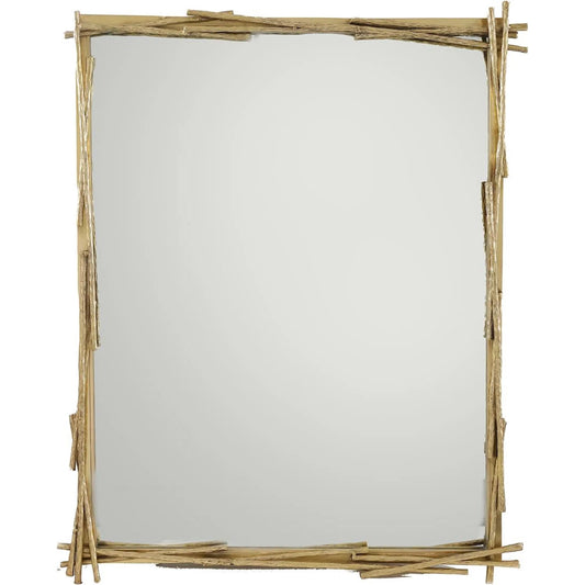 Pick Up Stix Mirror by John-Richard in polished brass. Made from unique in a unique style.