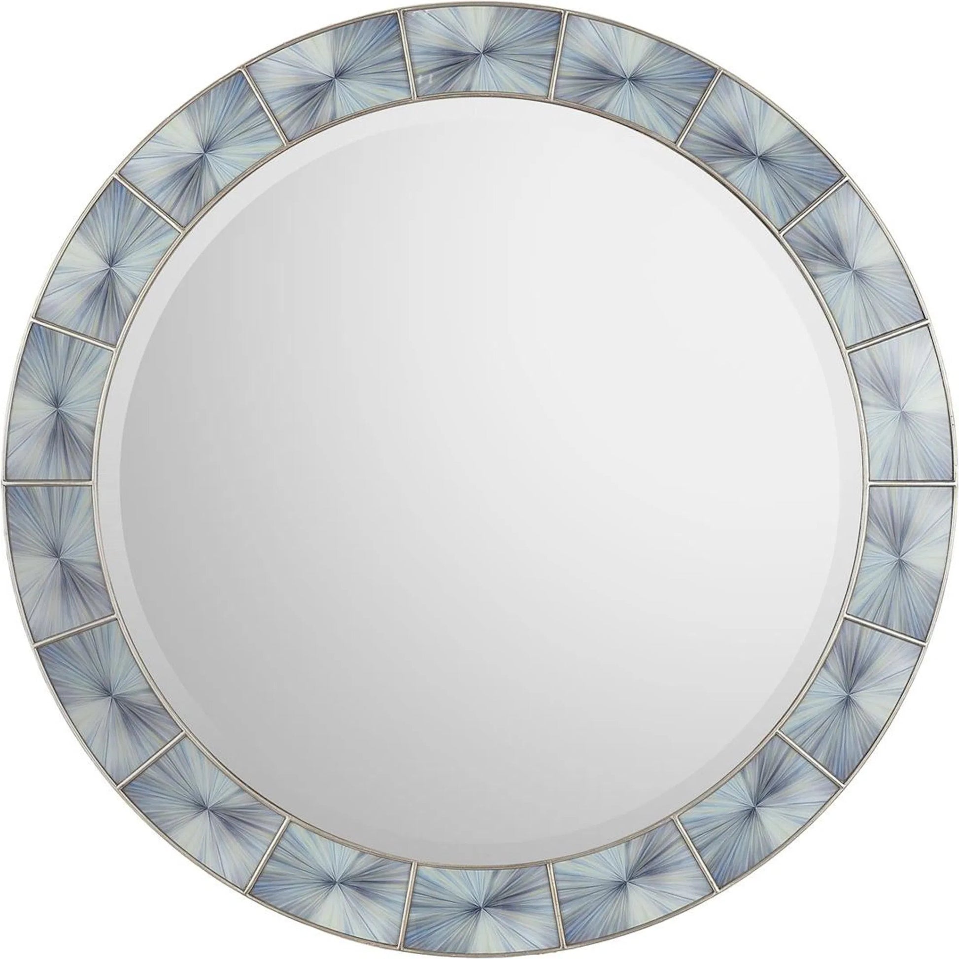 Marqueterie Mirror by John-Richard. Made from unique in a unique style.