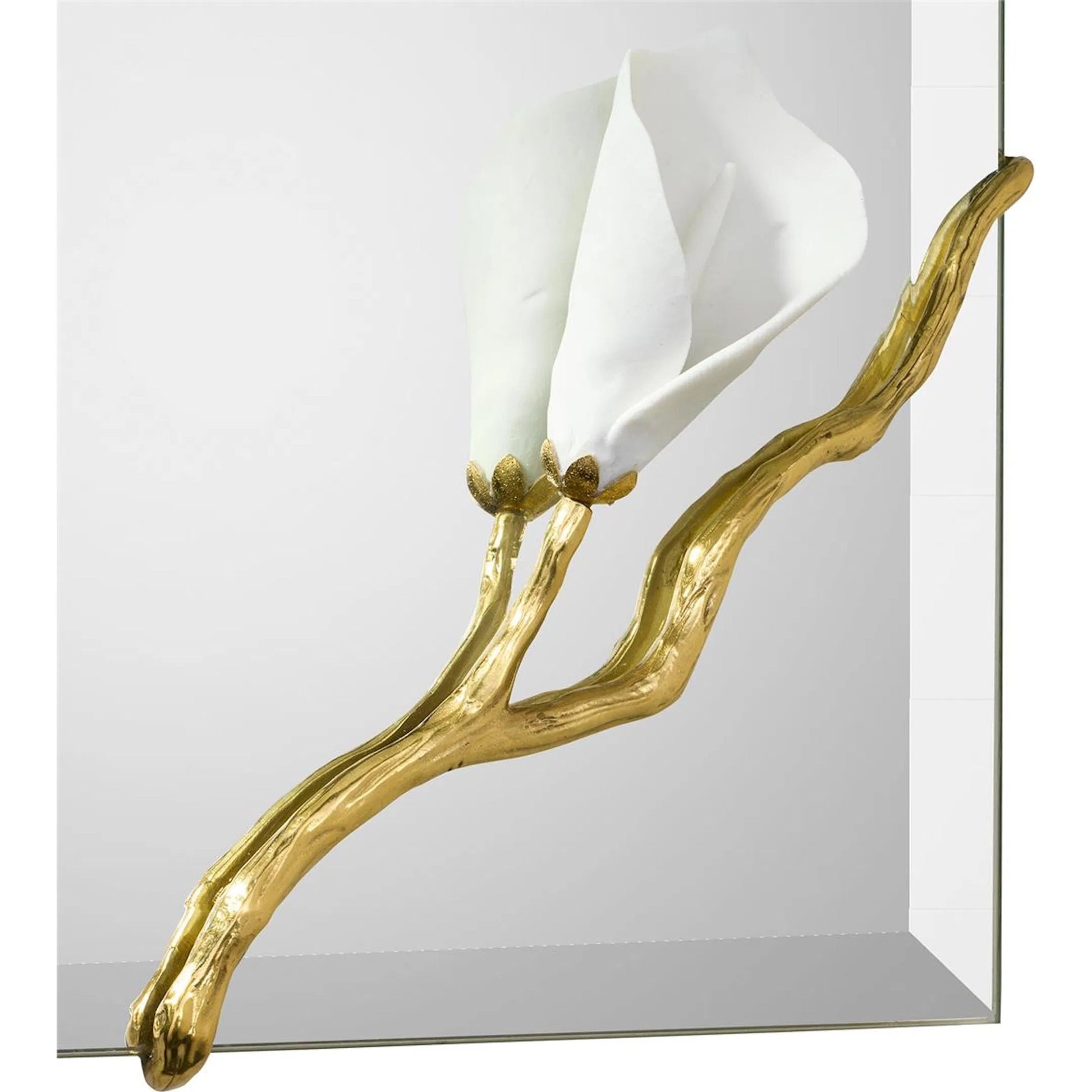 Rectangular Wallflower Mirror by John-Richard. Made from unique in a unique style.