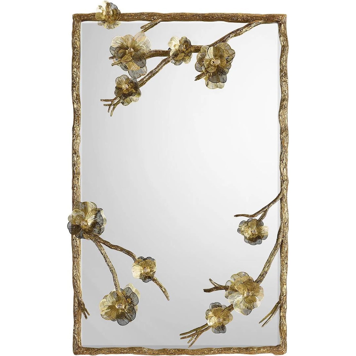 000 SI-2629280 | Primary Silo | Golden Camellia Mirror by John-Richard. Made from unique in a unique style.