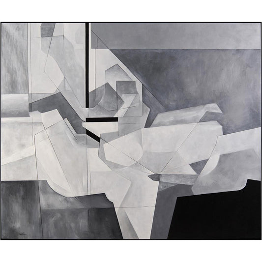 Teng Fei's Grey Scale by John-Richard in grey and black. Made from unique in a modern style.