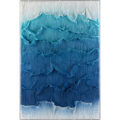 Tony Fey's Ombre Waves I by John-Richard in acrylic. Made from unique in a coastal style.