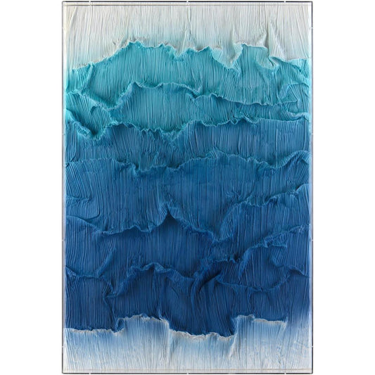 Tony Fey's Ombre Waves I by John-Richard in acrylic. Made from unique in a coastal style.
