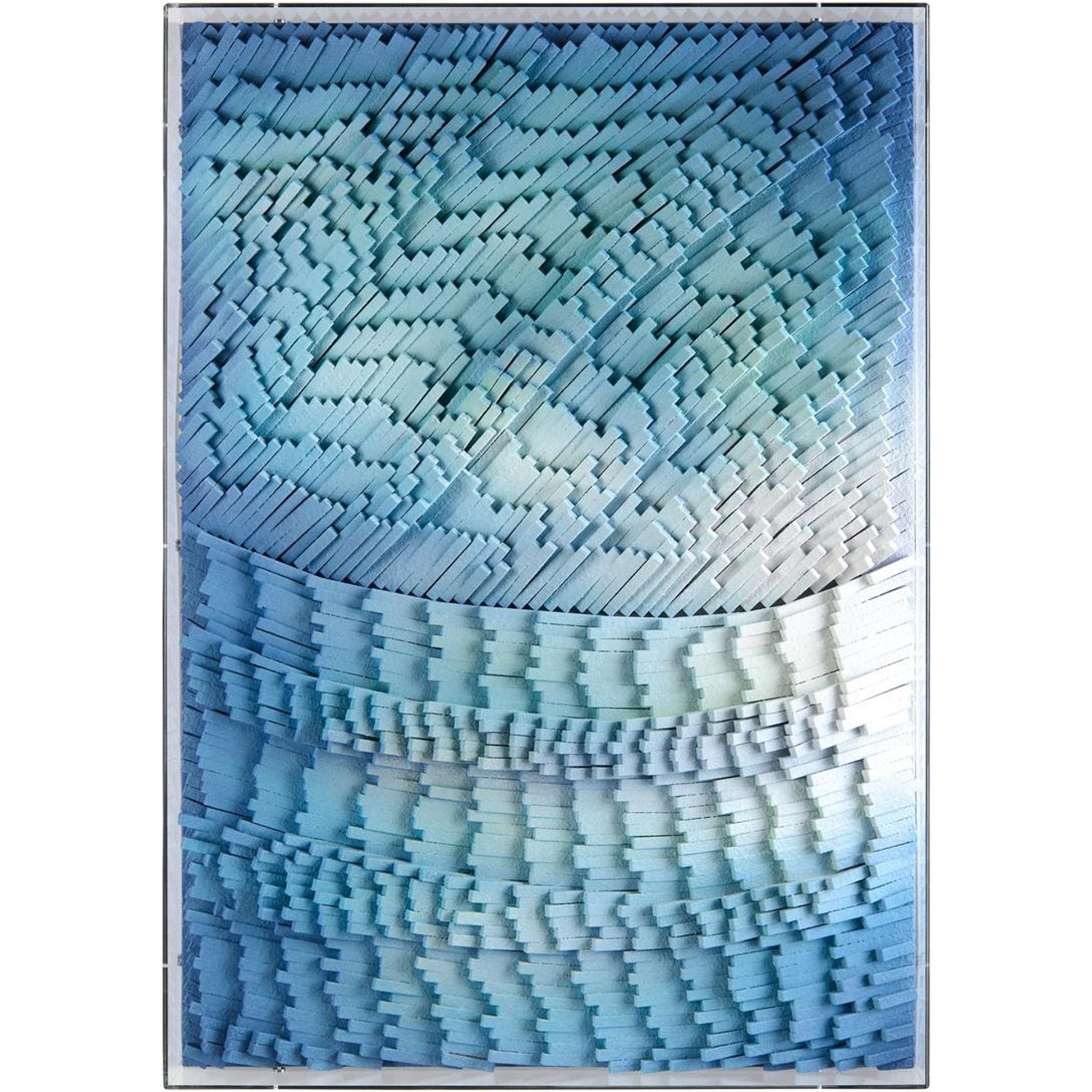 Tony Fey's Rays of Ocean Light II by John-Richard in acrylic. Made from unique in a coastal style.