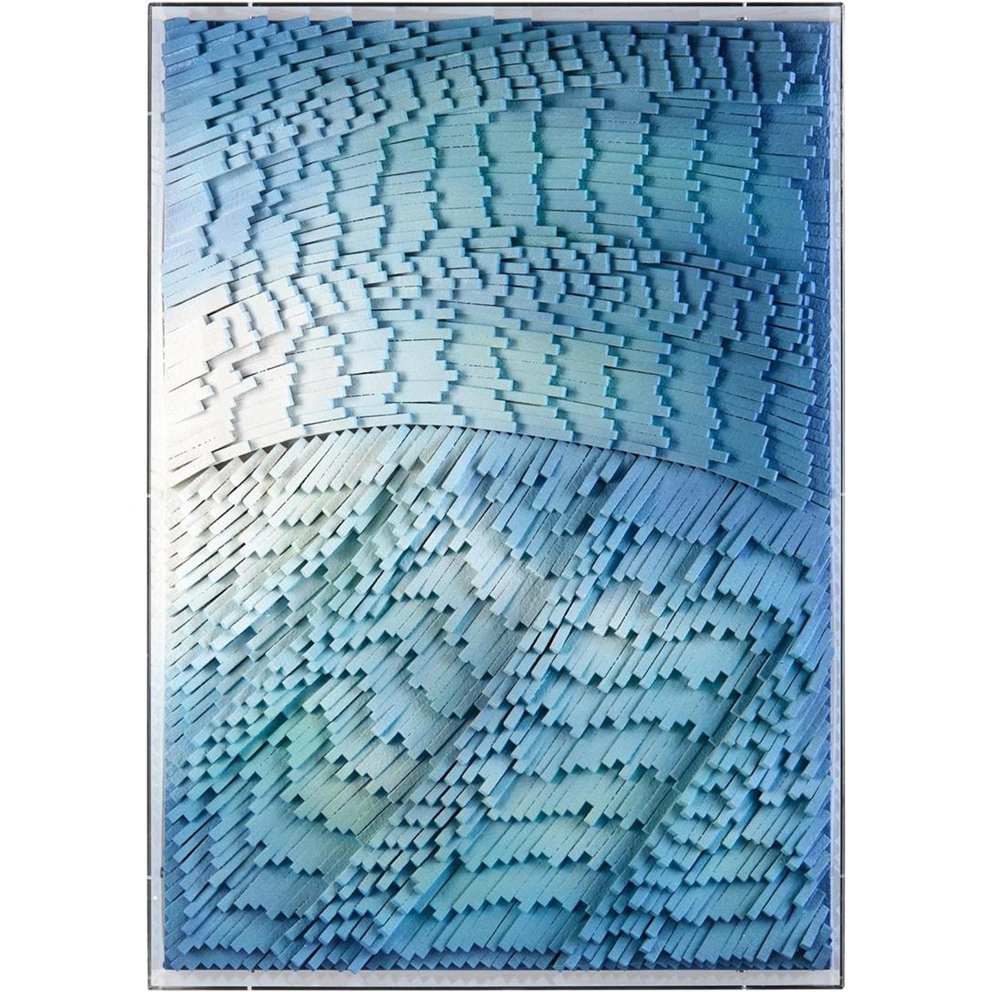 001 SI-1904424 | Additional Silo | Tony Fey's Rays of Ocean Light III by John-Richard in acrylic. Made from unique in a coastal style.