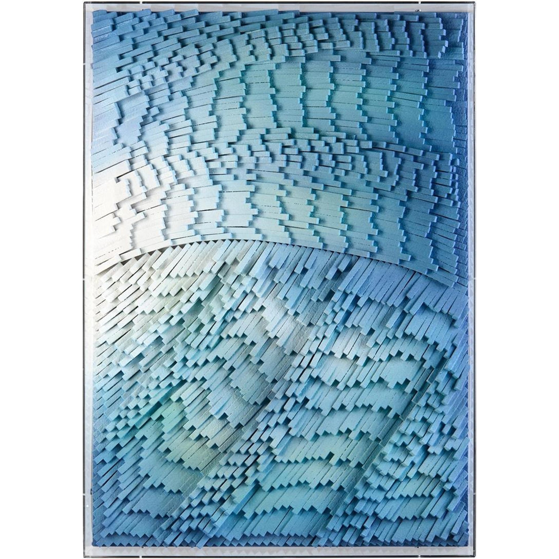 Tony Fey's Rays of Ocean Light III by John-Richard in acrylic. Made from unique in a coastal style.
