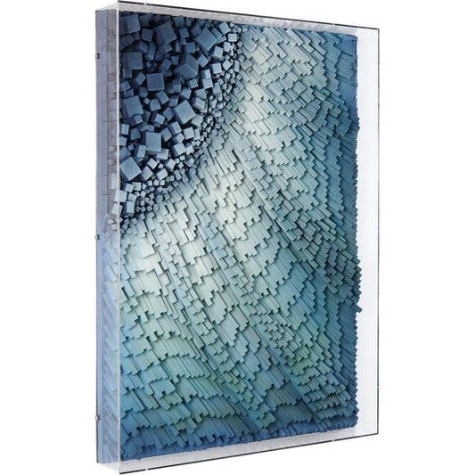 Tony Fey's Rays of Ocean Light IV by John-Richard in acrylic. Made from unique in a coastal style.