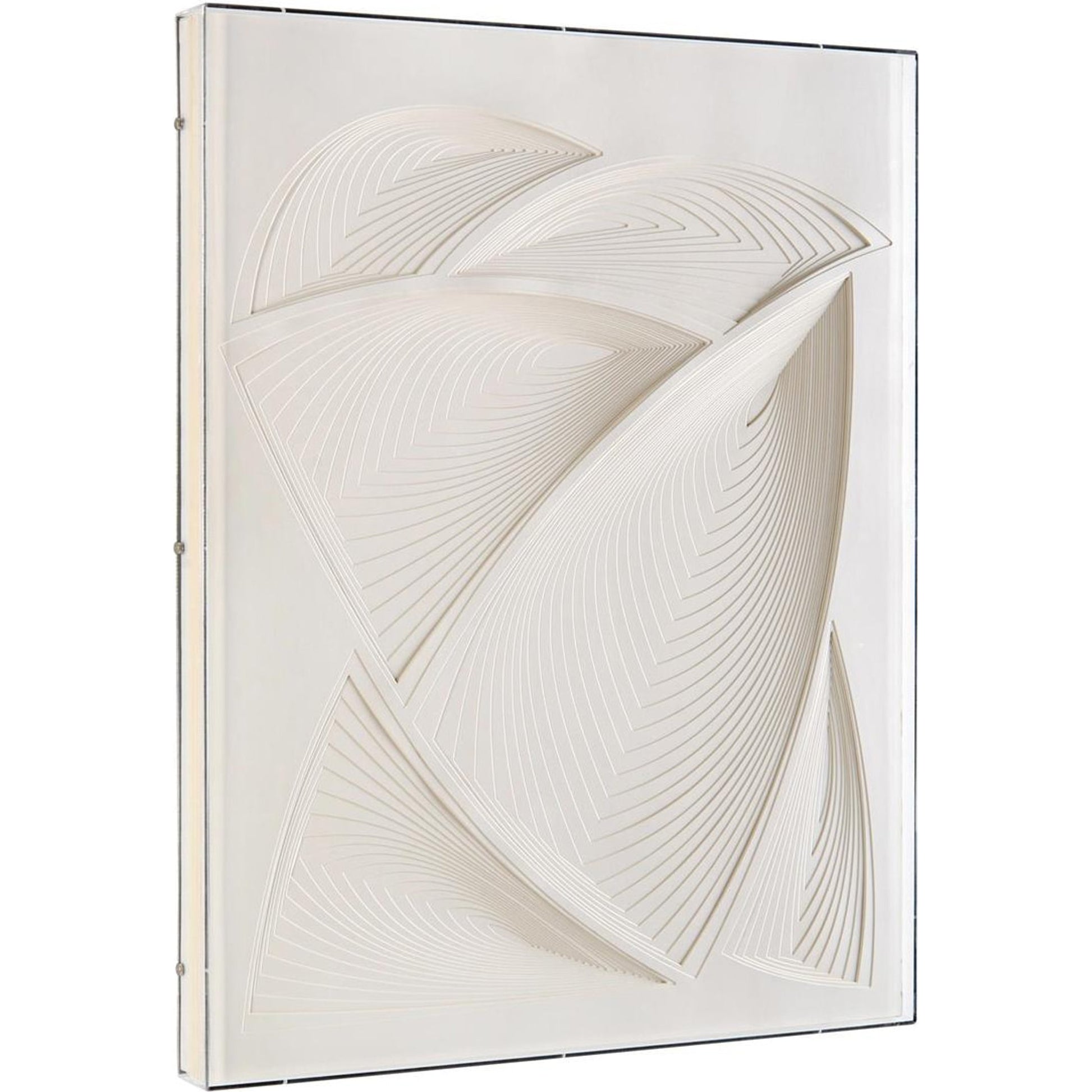 Tony Fey's White Aesthetic by John-Richard in white and acrylic. Made from unique in a coastal style.