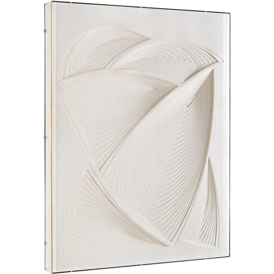 Tony Fey's White Aesthetic by John-Richard in white and acrylic. Made from unique in a coastal style.