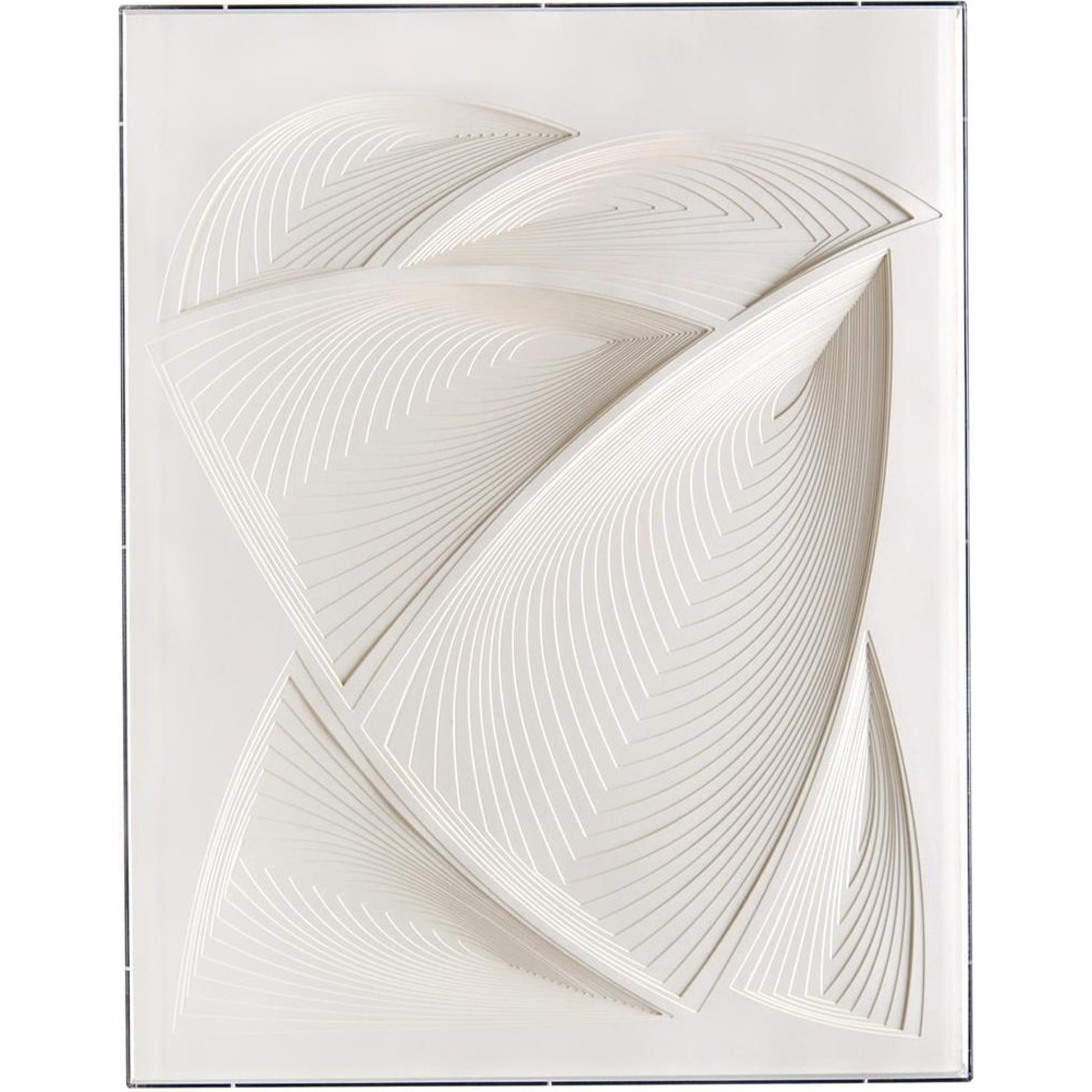 Tony Fey's White Aesthetic by John-Richard in white and acrylic. Made from unique in a coastal style.