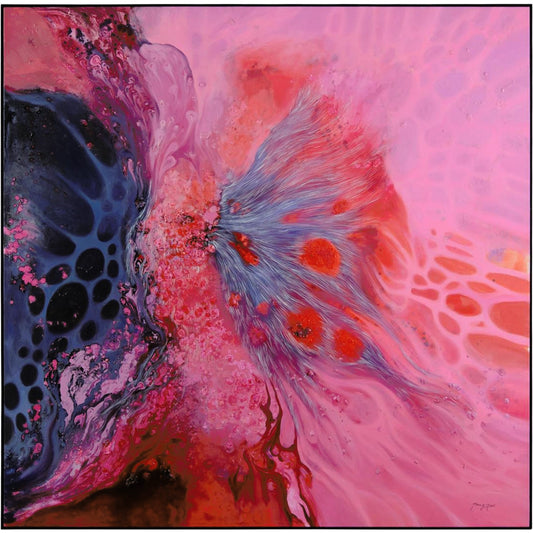 Teng Fei's Flamingo Waves by John-Richard. Made from unique in a modern style.