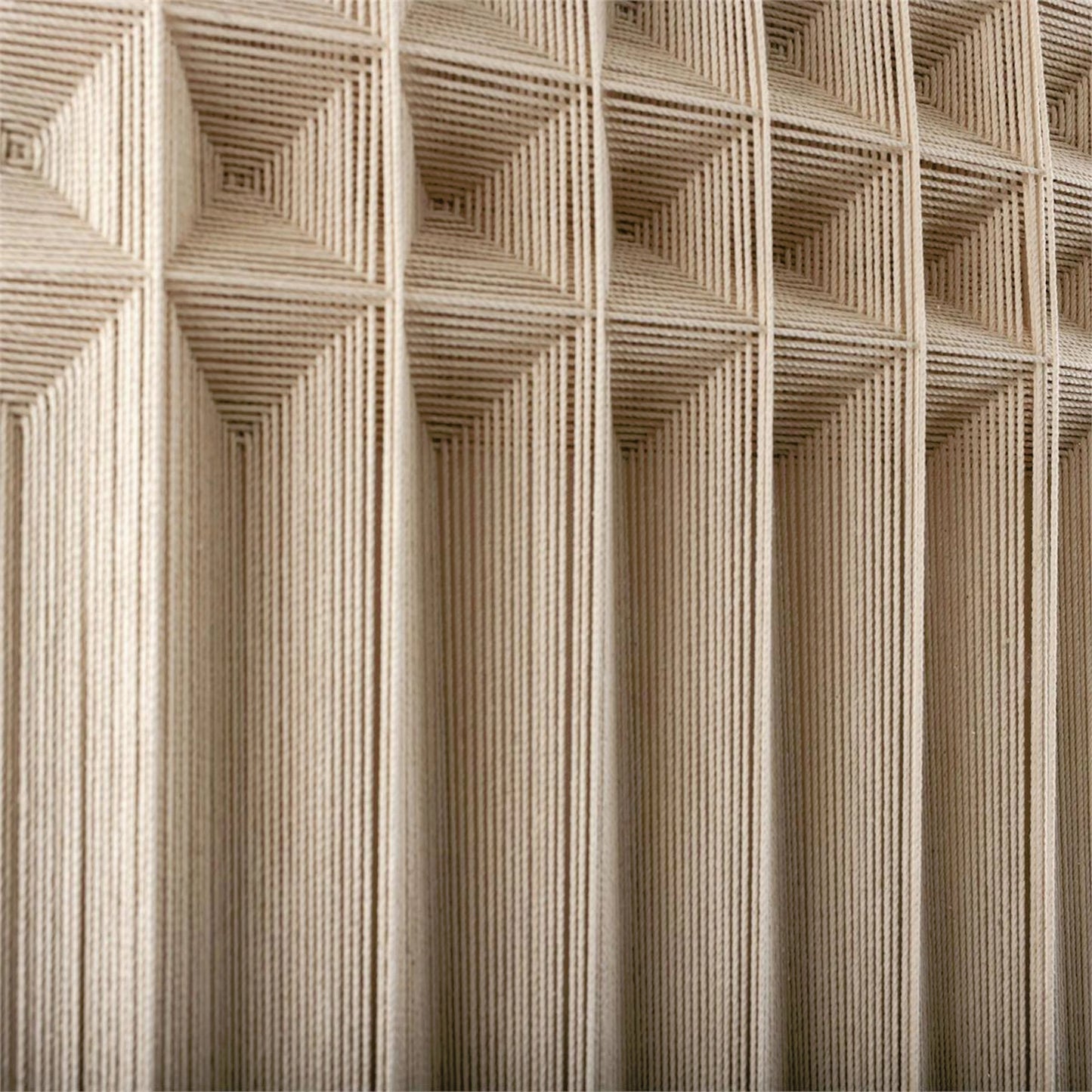 004 SI-2170549 | Closeup | Faceted Fabric Wall Accent by John-Richard. Made from unique in a modern style.