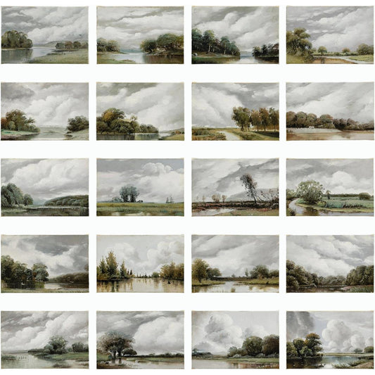Tony Fey's Nature Walk, Set of 20 by John-Richard. Made from unique in a modern style.
