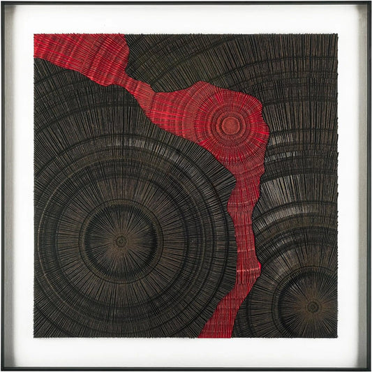 He Hongbin's Crimson Rift by John-Richard in black. Made from unique in a unique style.
