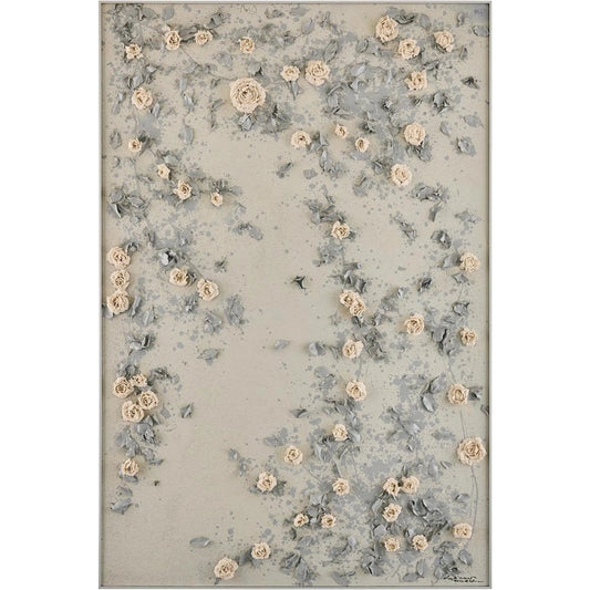 LM Zhou's Hanging Rose Garden I by John-Richard in silver. Made from unique in a unique style.