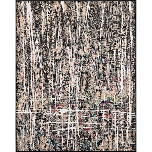 LM Zhou's Traces in Monochrome by John-Richard in black. Made from unique in a unique style.